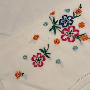 Vintage Needle point pillowcase